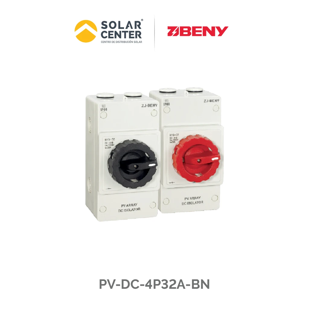 DESCONECTOR ZJBENY 2/4 POLOS 32A 1000V