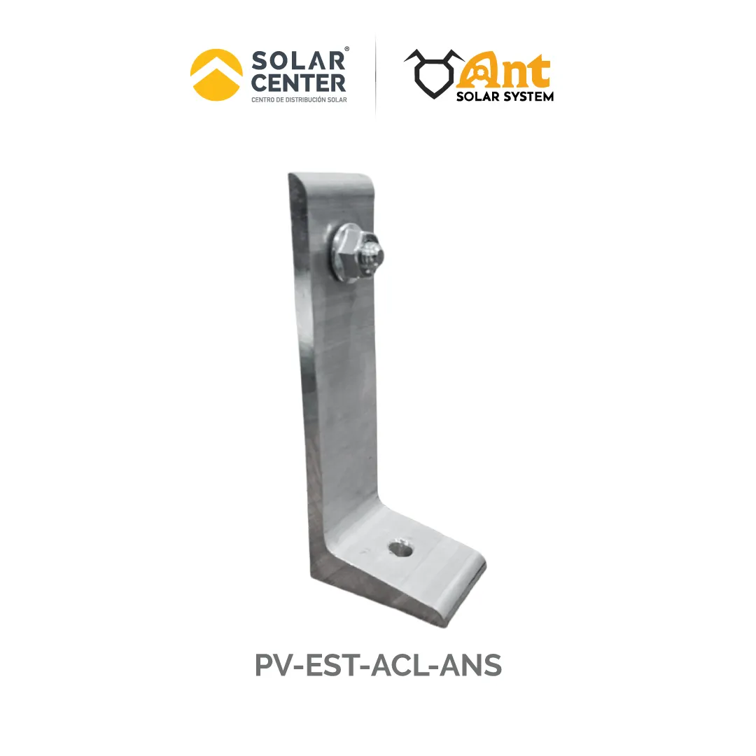 [PV-EST-ACL-ANS] EST ANT SOLAR ANCLA COPLANAR "L" SET