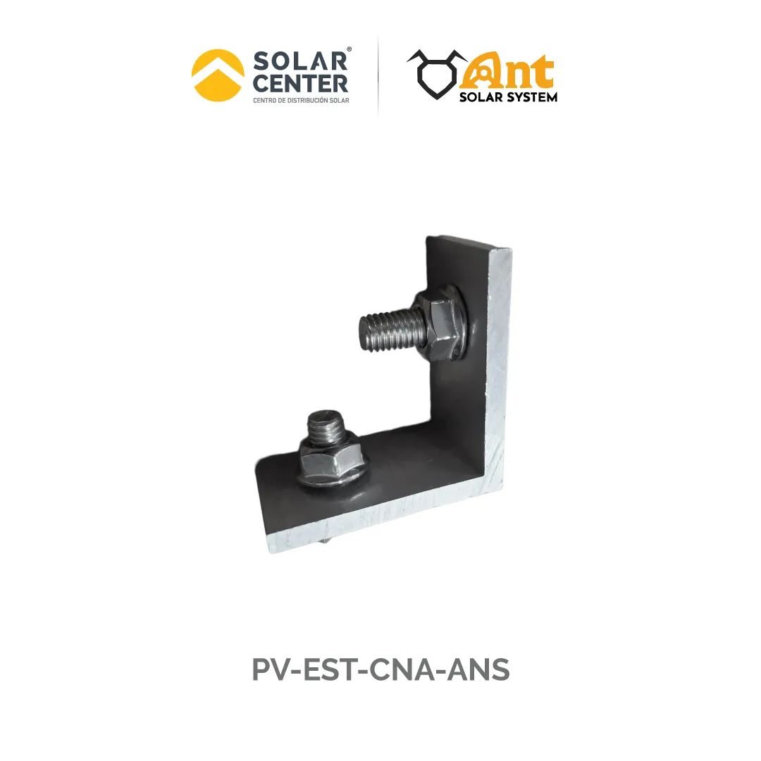 [PV-EST-CNA-ANS] EST ANT SOLAR CONEXIÓN ANGULO FIJO SET