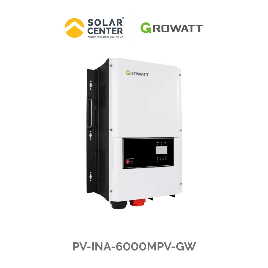 [PV-INA-6000MPV-GW] INV AUT GROWATT DVM MPV 6K 48VDC/220VAC