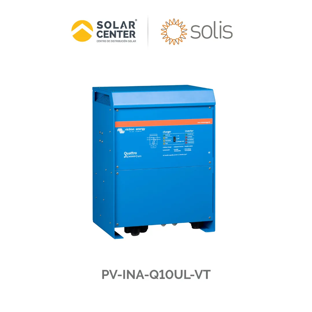 [PV-INA-Q10UL-VT] INV AUT VICTRON QUATTRO 10K 48VDC/120VAC UL1741