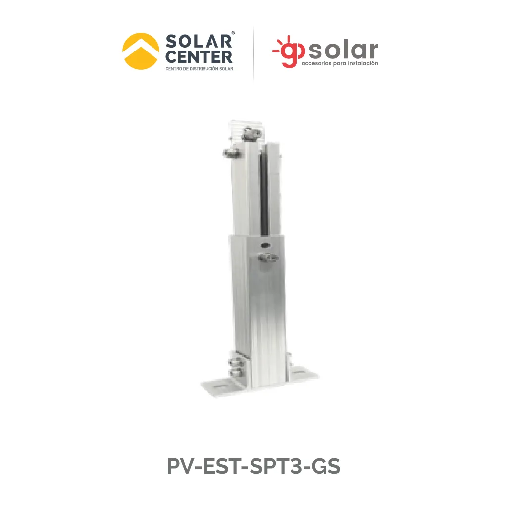 SOPORTE TRASERO AJUSTABLE DE 10 A 20 GRADOS 310MM