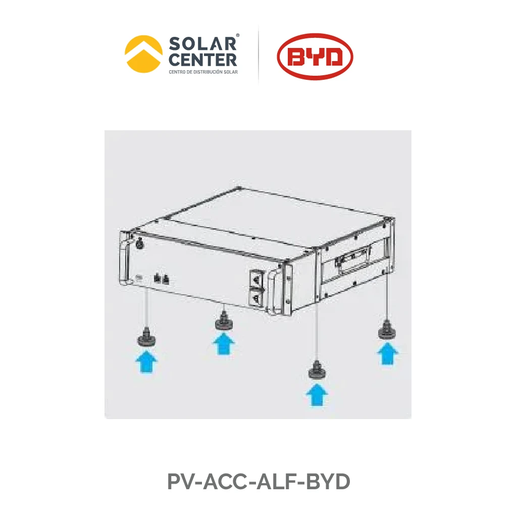 [PV-ACC-ALF-BYD] ACC BYD SOPORTE AJUSTABLE DE BATERIAS LV CAJA C/4 PZAS