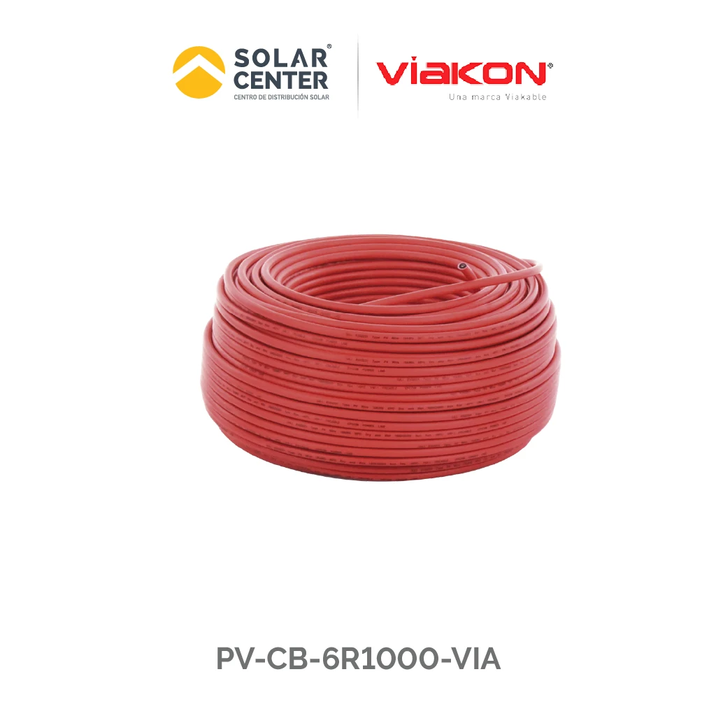 CABLE FV 6MM (10AWG) ROJO 1000M VKN